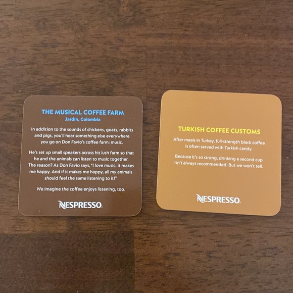 Nespresso Coasters, Set of two - Picture 6 of 6